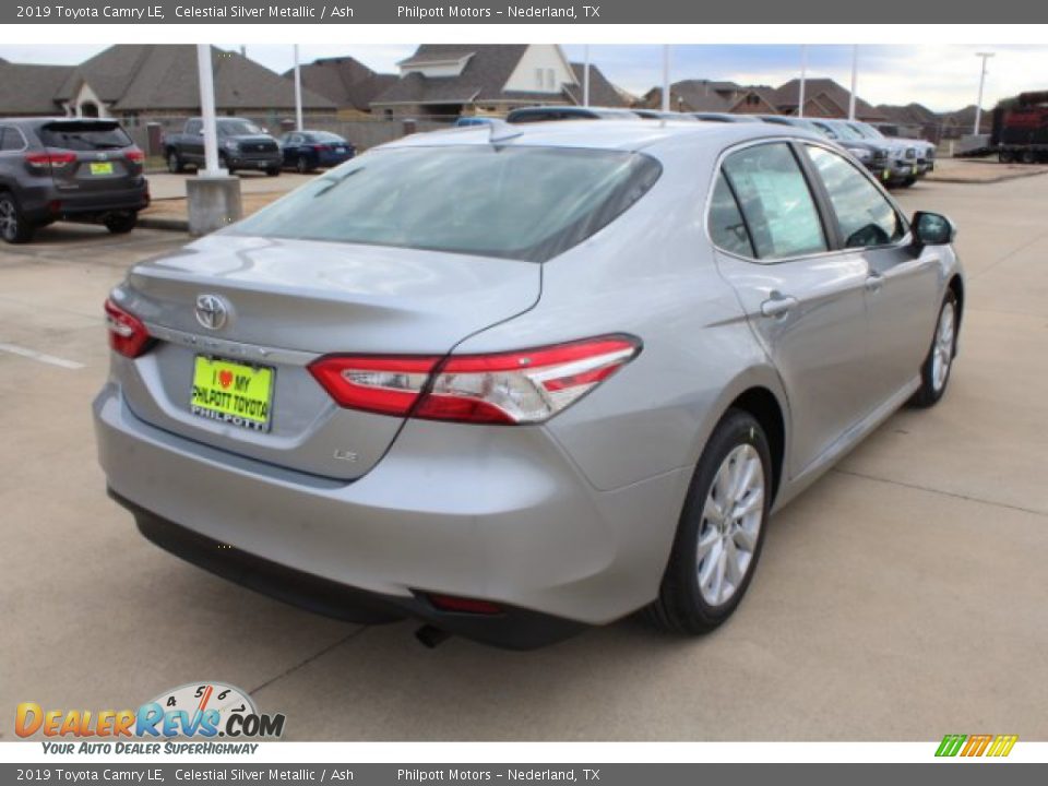 2019 Toyota Camry LE Celestial Silver Metallic / Ash Photo #8
