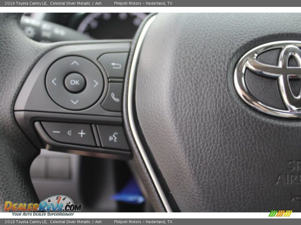 2019 Toyota Camry LE Celestial Silver Metallic / Ash Photo #15