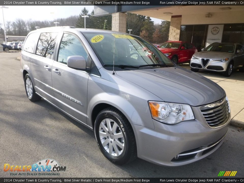 2014 Chrysler Town & Country Touring Billet Silver Metallic / Dark Frost Beige/Medium Frost Beige Photo #4