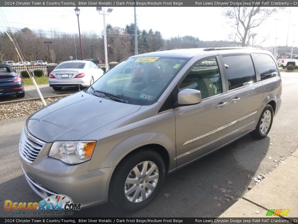 2014 Chrysler Town & Country Touring Billet Silver Metallic / Dark Frost Beige/Medium Frost Beige Photo #6