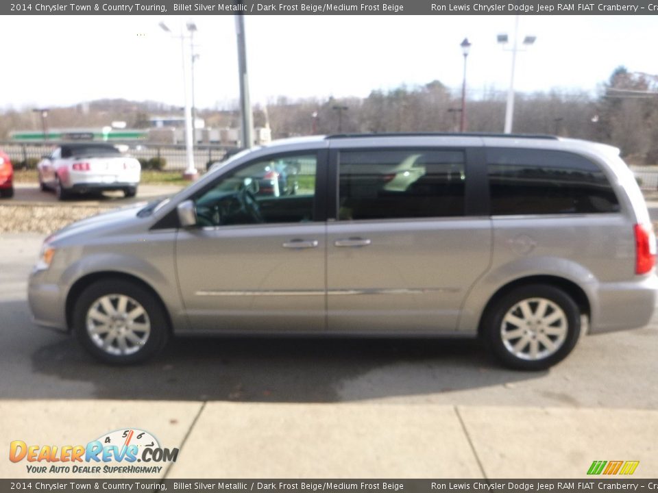 2014 Chrysler Town & Country Touring Billet Silver Metallic / Dark Frost Beige/Medium Frost Beige Photo #7