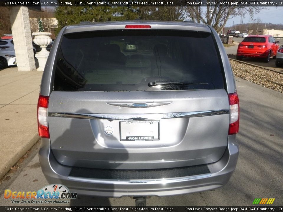 2014 Chrysler Town & Country Touring Billet Silver Metallic / Dark Frost Beige/Medium Frost Beige Photo #9