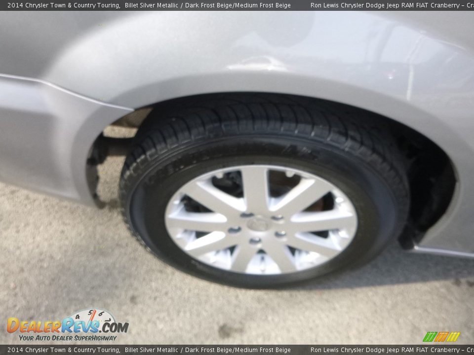 2014 Chrysler Town & Country Touring Billet Silver Metallic / Dark Frost Beige/Medium Frost Beige Photo #10