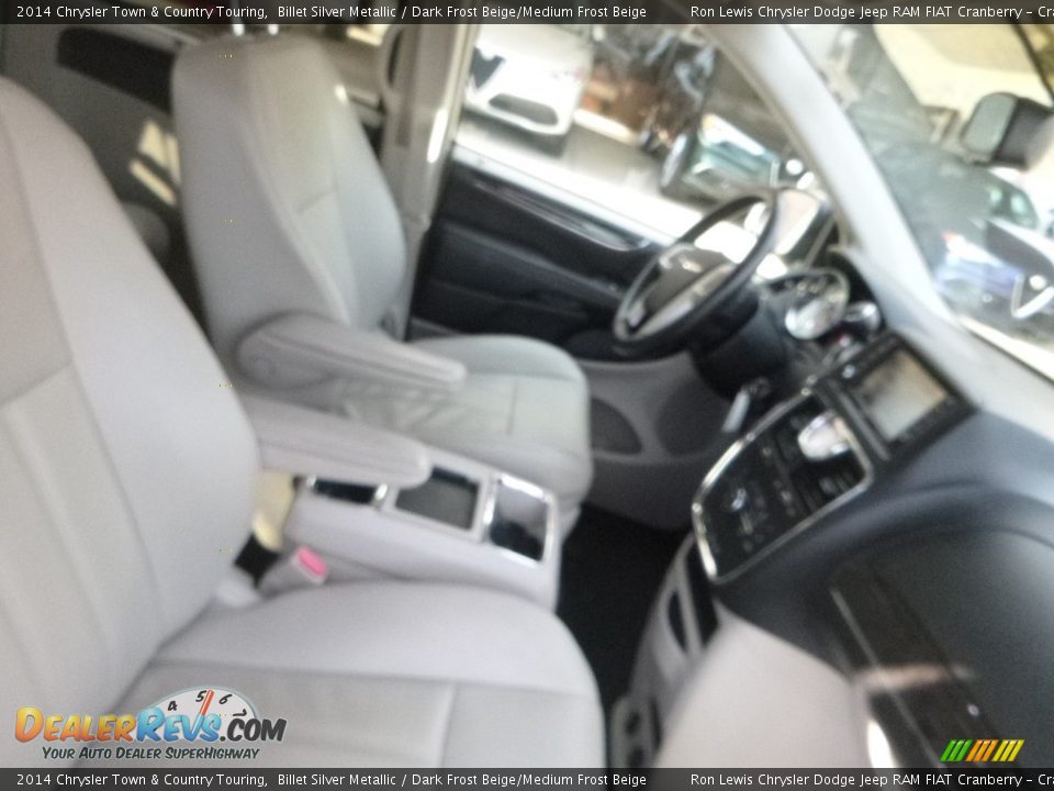 2014 Chrysler Town & Country Touring Billet Silver Metallic / Dark Frost Beige/Medium Frost Beige Photo #13