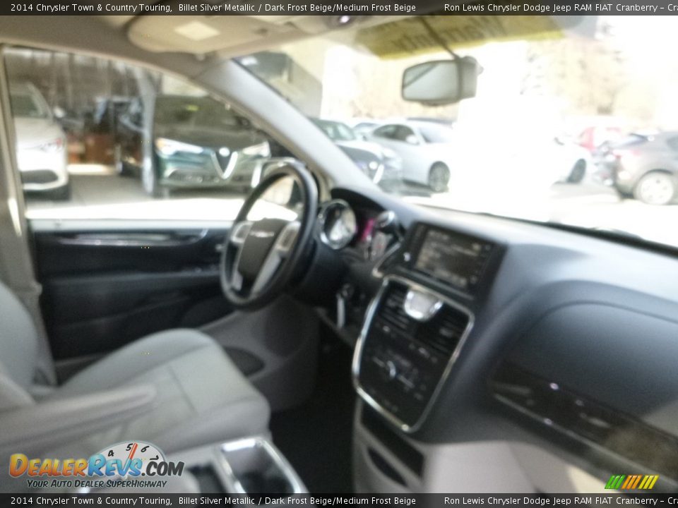 2014 Chrysler Town & Country Touring Billet Silver Metallic / Dark Frost Beige/Medium Frost Beige Photo #14