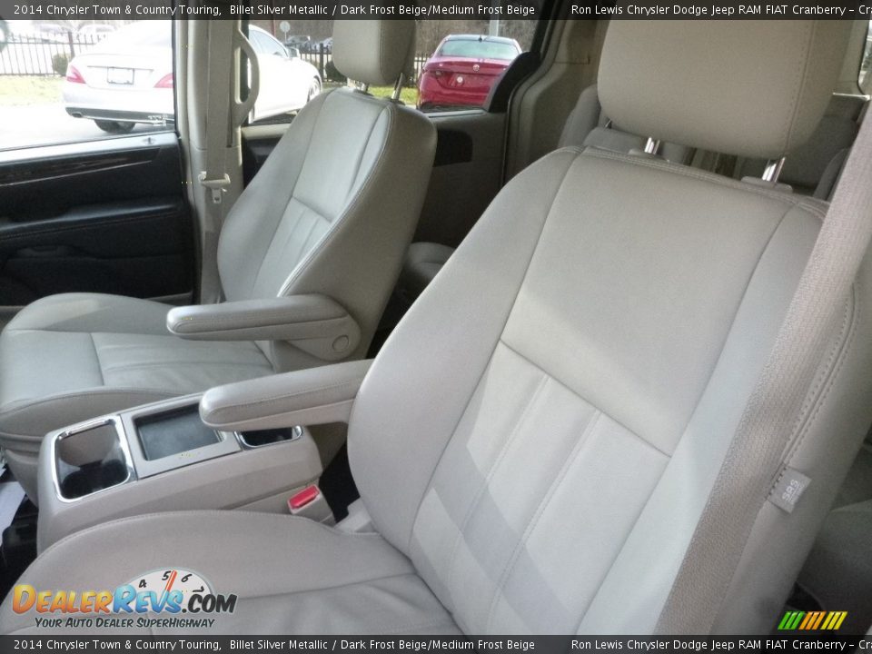 2014 Chrysler Town & Country Touring Billet Silver Metallic / Dark Frost Beige/Medium Frost Beige Photo #16