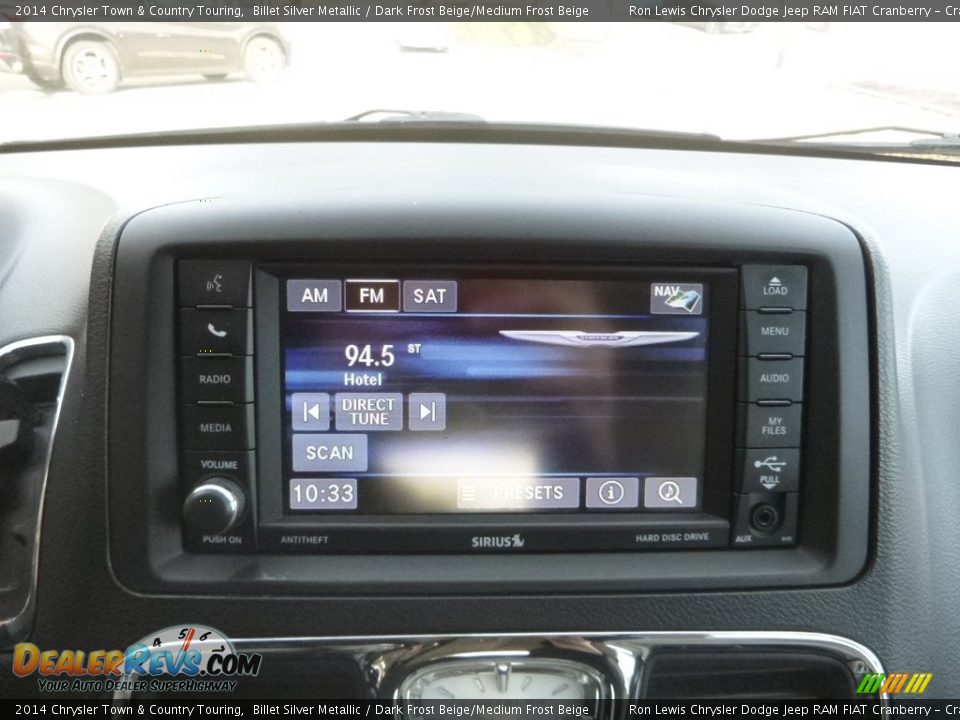 2014 Chrysler Town & Country Touring Billet Silver Metallic / Dark Frost Beige/Medium Frost Beige Photo #17