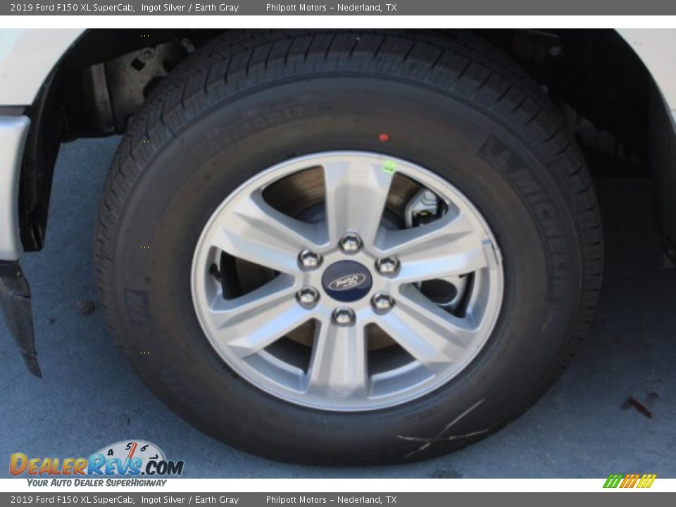2019 Ford F150 XL SuperCab Ingot Silver / Earth Gray Photo #5