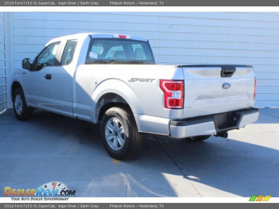 2019 Ford F150 XL SuperCab Ingot Silver / Earth Gray Photo #6