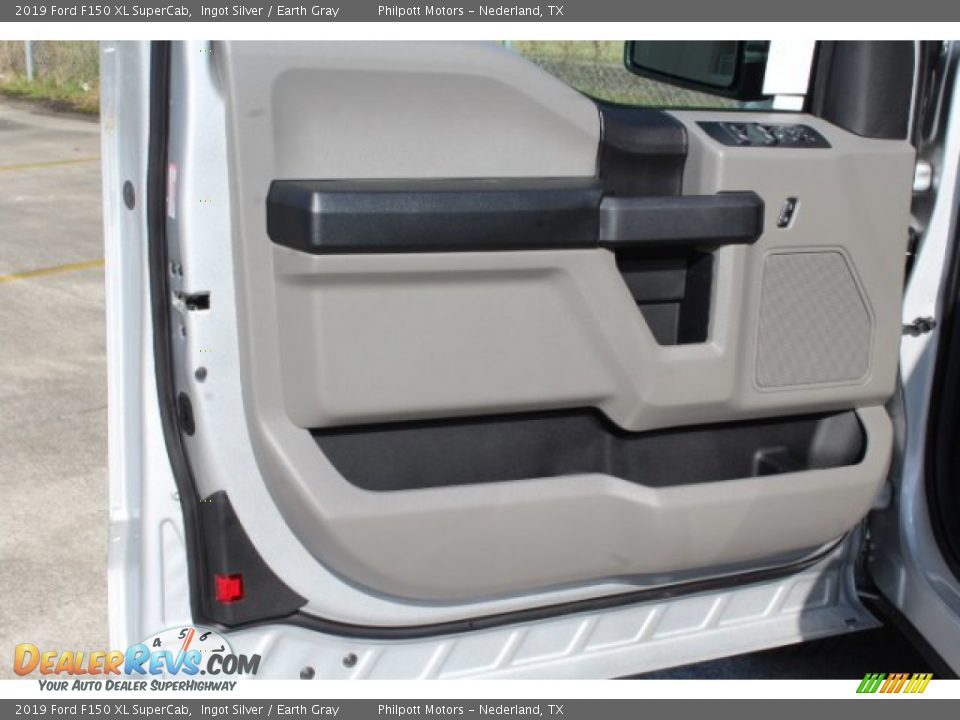 2019 Ford F150 XL SuperCab Ingot Silver / Earth Gray Photo #9