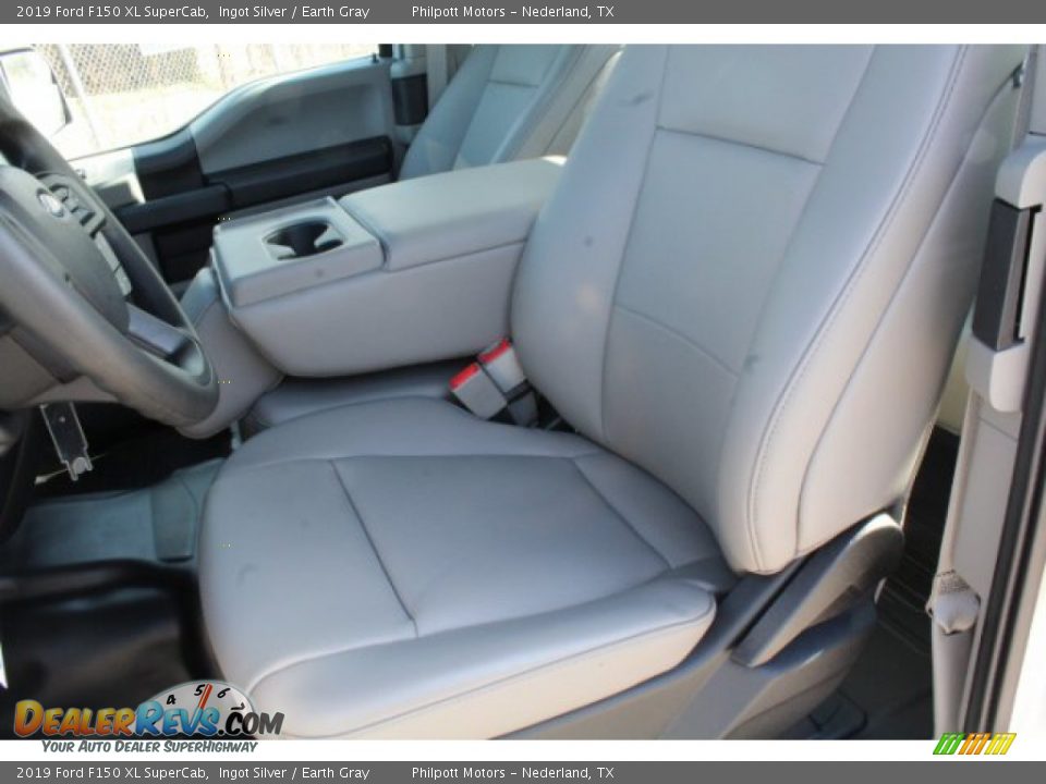 2019 Ford F150 XL SuperCab Ingot Silver / Earth Gray Photo #10