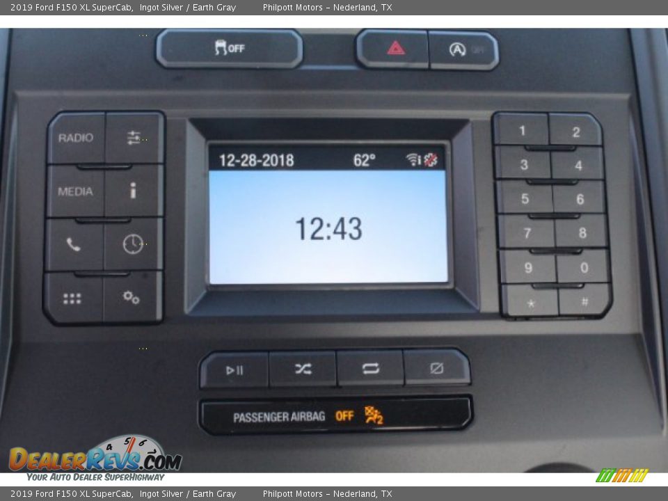 2019 Ford F150 XL SuperCab Ingot Silver / Earth Gray Photo #11