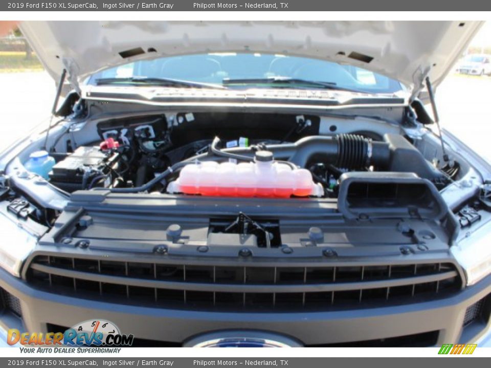 2019 Ford F150 XL SuperCab Ingot Silver / Earth Gray Photo #21