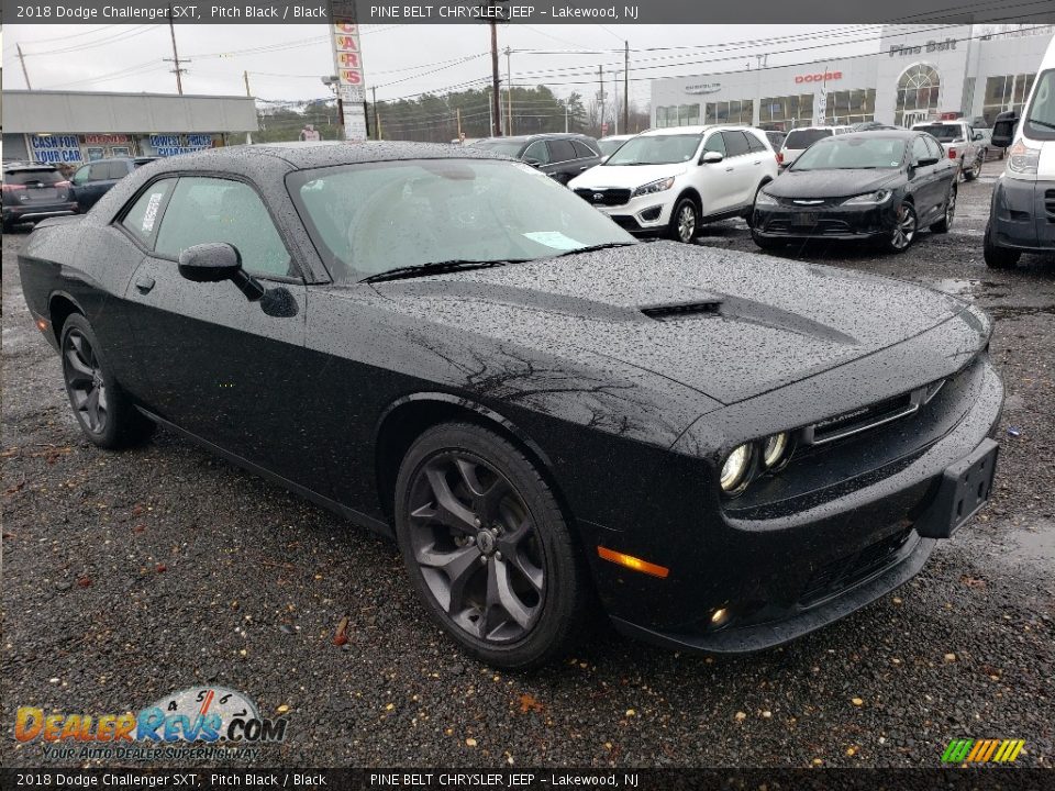 2018 Dodge Challenger SXT Pitch Black / Black Photo #1