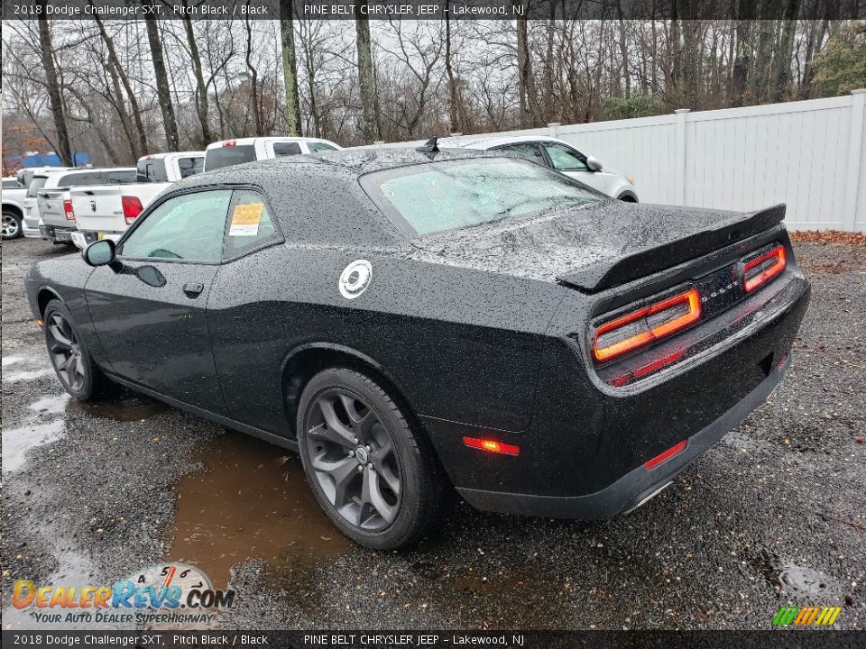 2018 Dodge Challenger SXT Pitch Black / Black Photo #2