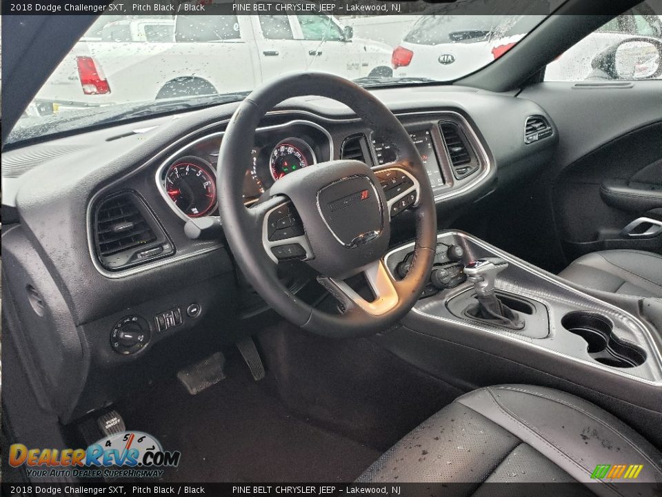 2018 Dodge Challenger SXT Pitch Black / Black Photo #3