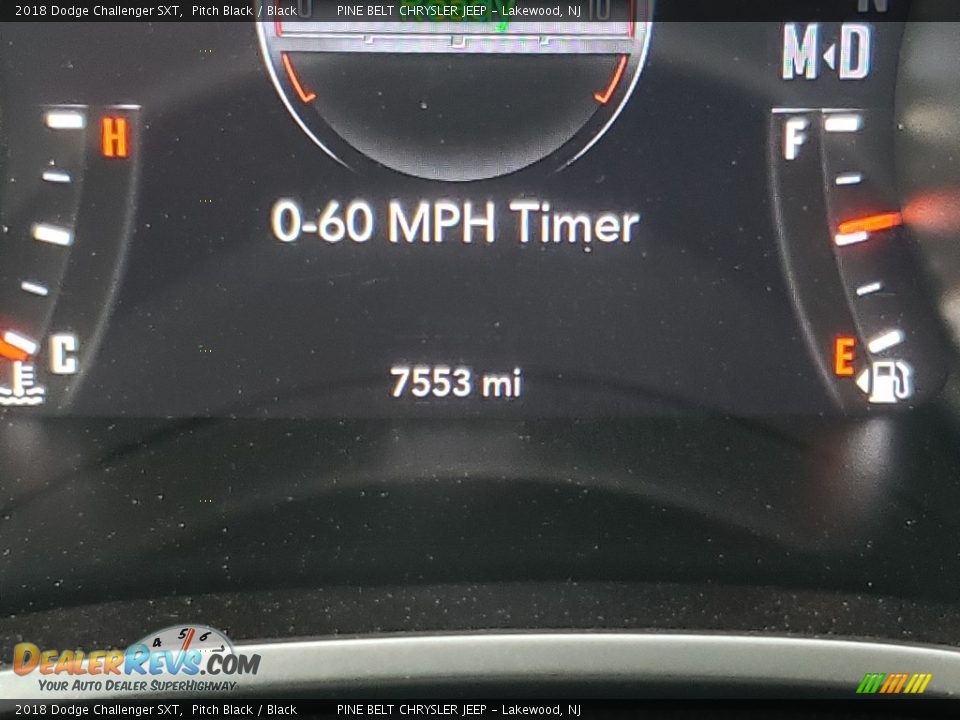 2018 Dodge Challenger SXT Pitch Black / Black Photo #5