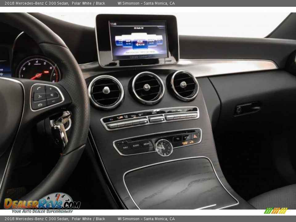 2018 Mercedes-Benz C 300 Sedan Polar White / Black Photo #5