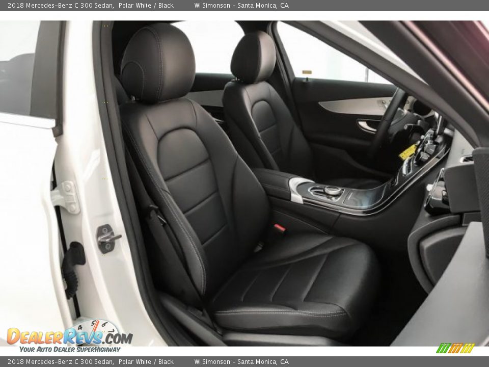 2018 Mercedes-Benz C 300 Sedan Polar White / Black Photo #6
