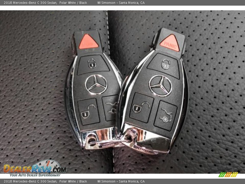 2018 Mercedes-Benz C 300 Sedan Polar White / Black Photo #11