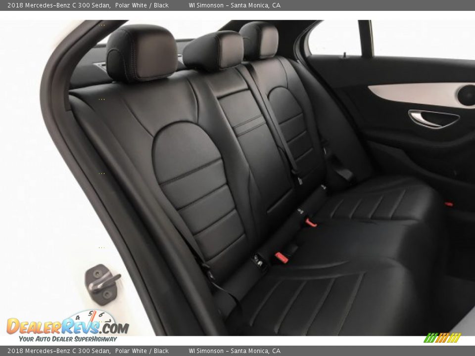 2018 Mercedes-Benz C 300 Sedan Polar White / Black Photo #13