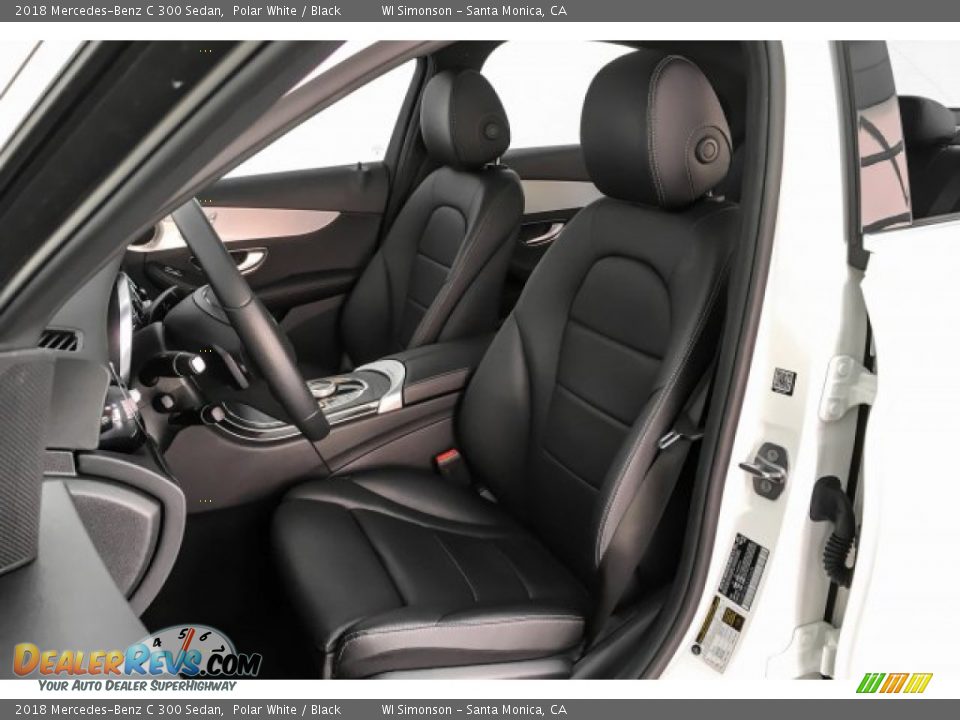 2018 Mercedes-Benz C 300 Sedan Polar White / Black Photo #15
