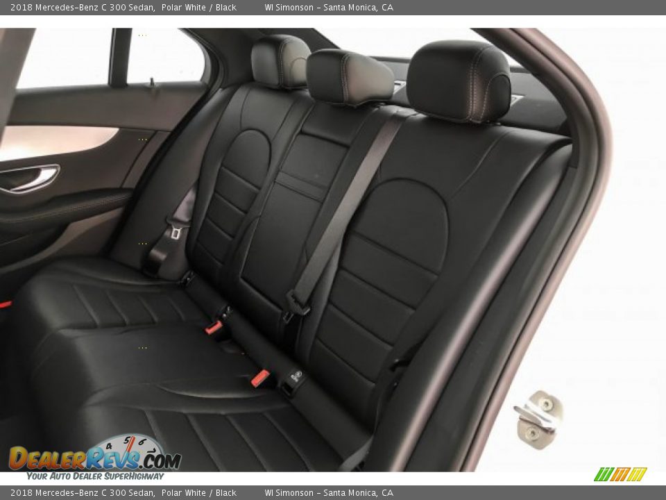 2018 Mercedes-Benz C 300 Sedan Polar White / Black Photo #17