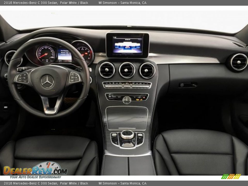 2018 Mercedes-Benz C 300 Sedan Polar White / Black Photo #18