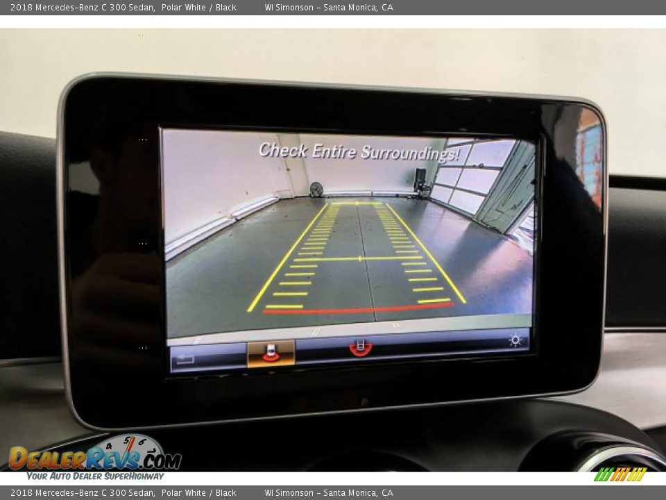 2018 Mercedes-Benz C 300 Sedan Polar White / Black Photo #22