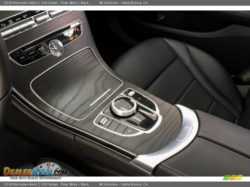 2018 Mercedes-Benz C 300 Sedan Polar White / Black Photo #24