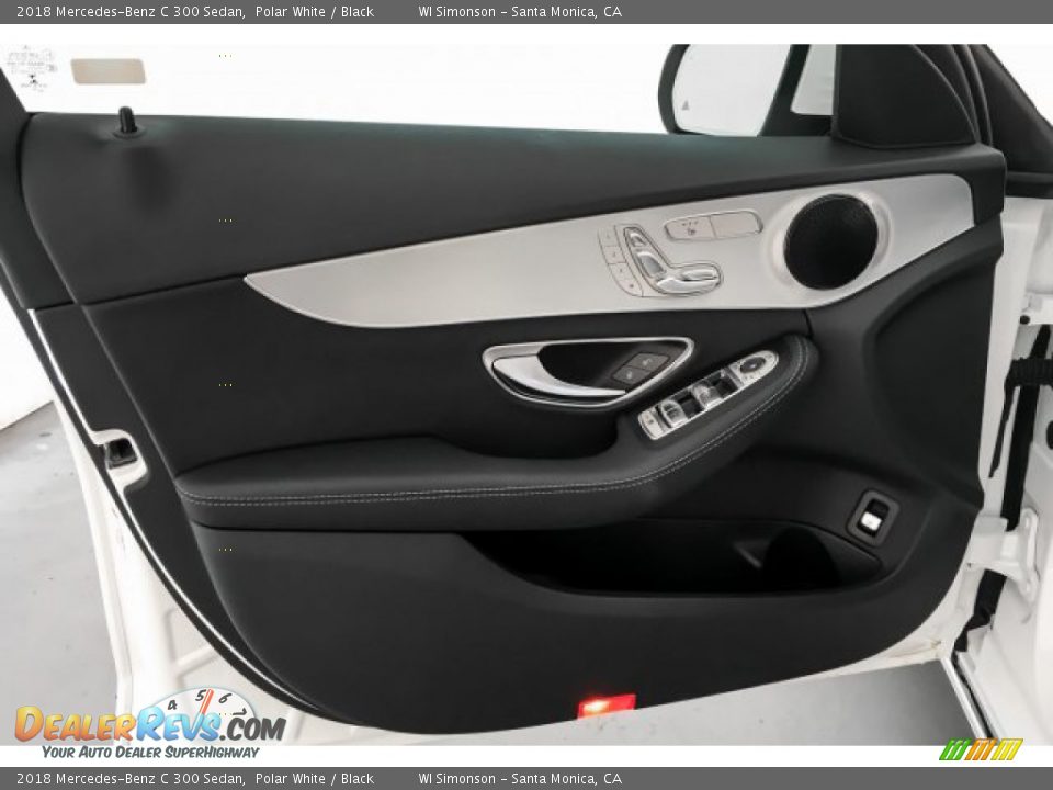 2018 Mercedes-Benz C 300 Sedan Polar White / Black Photo #26