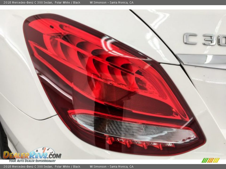 2018 Mercedes-Benz C 300 Sedan Polar White / Black Photo #27