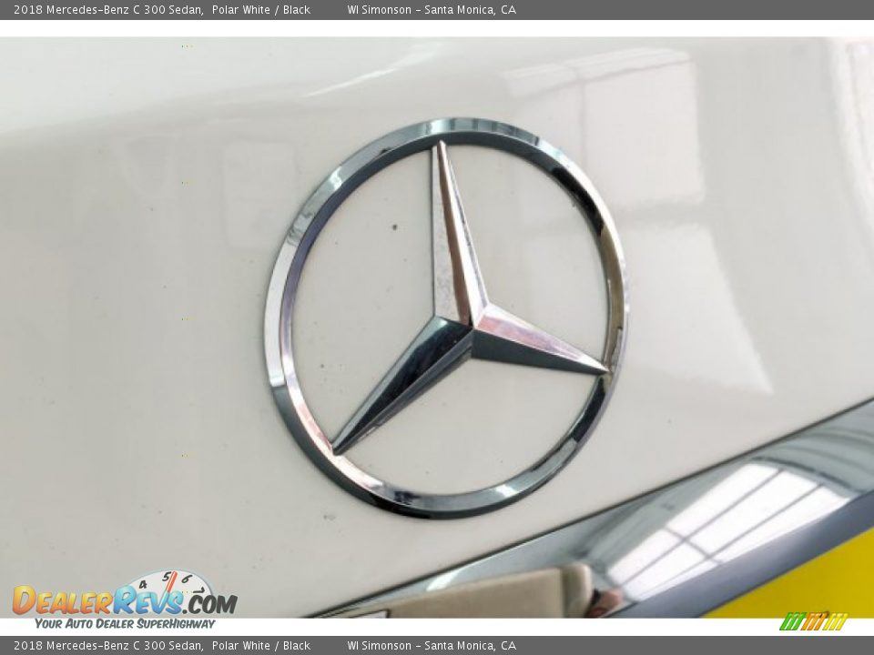 2018 Mercedes-Benz C 300 Sedan Polar White / Black Photo #28