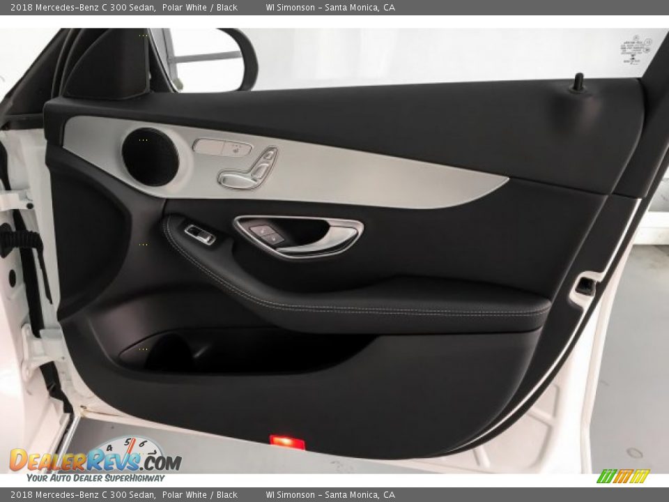 2018 Mercedes-Benz C 300 Sedan Polar White / Black Photo #31