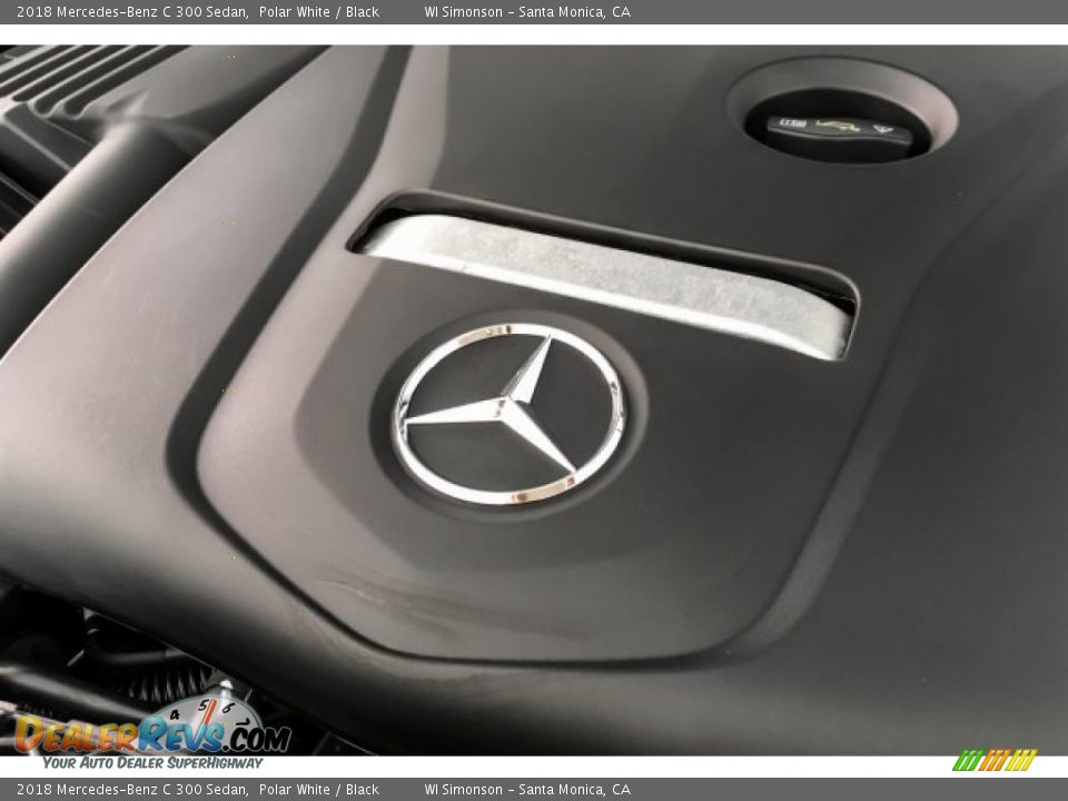 2018 Mercedes-Benz C 300 Sedan Polar White / Black Photo #32