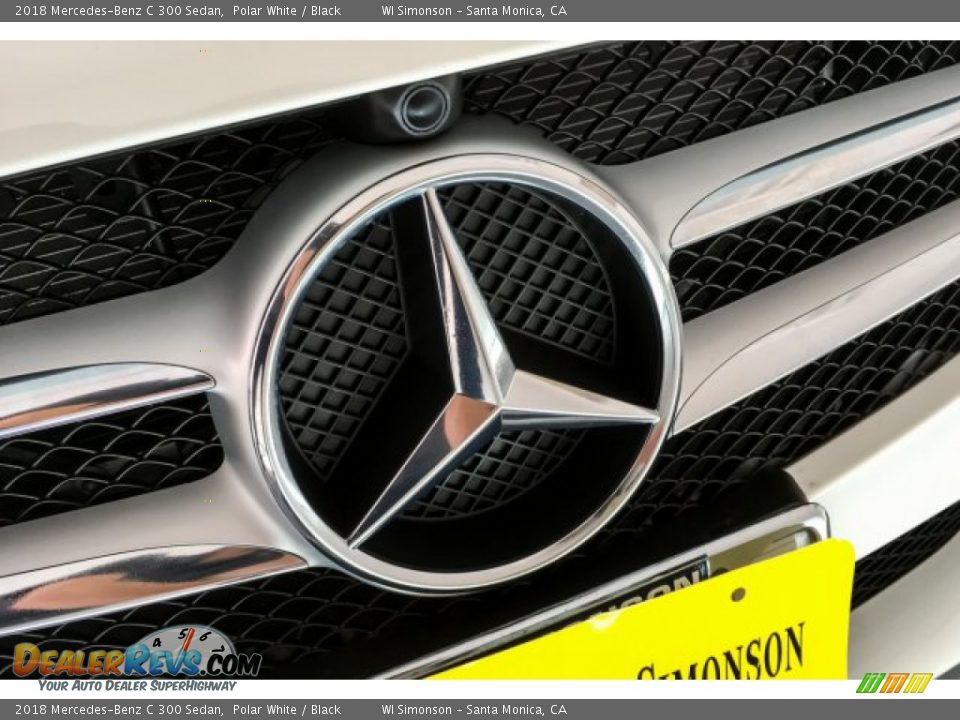 2018 Mercedes-Benz C 300 Sedan Polar White / Black Photo #34