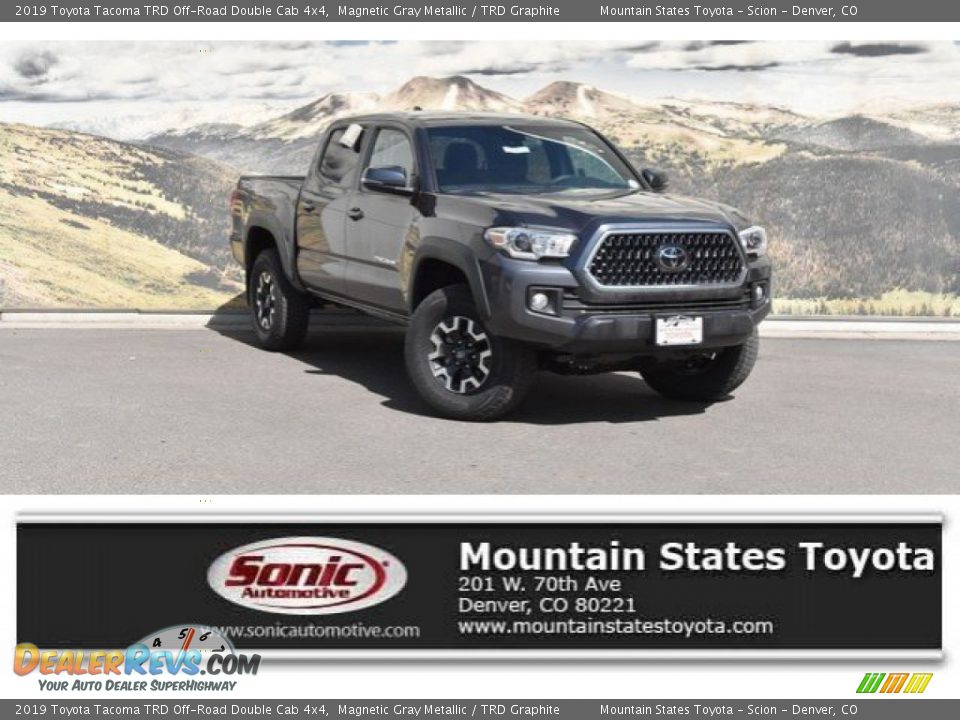 2019 Toyota Tacoma TRD Off-Road Double Cab 4x4 Magnetic Gray Metallic / TRD Graphite Photo #1