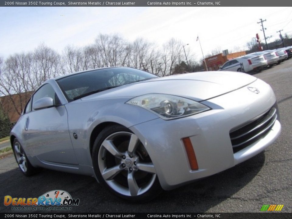 2006 Nissan 350Z Touring Coupe Silverstone Metallic / Charcoal Leather Photo #2