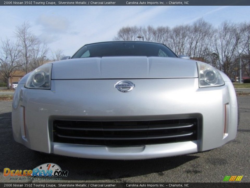2006 Nissan 350Z Touring Coupe Silverstone Metallic / Charcoal Leather Photo #4