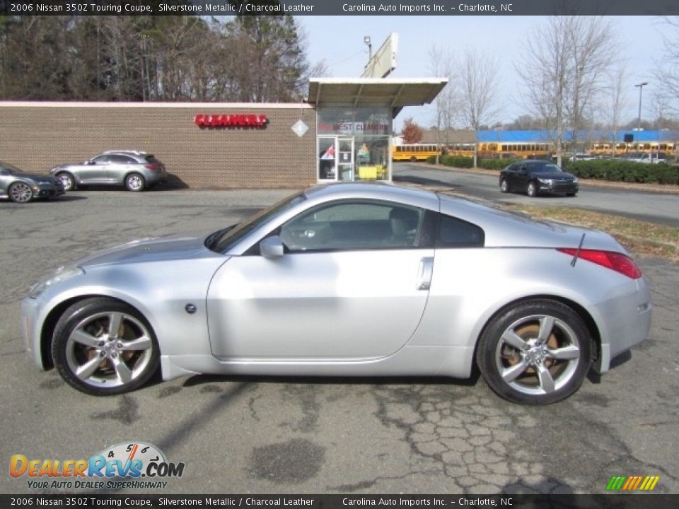 2006 Nissan 350Z Touring Coupe Silverstone Metallic / Charcoal Leather Photo #7