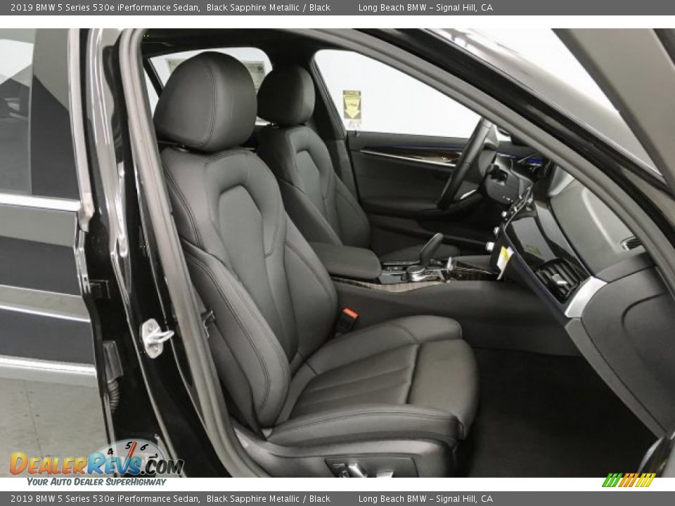2019 BMW 5 Series 530e iPerformance Sedan Black Sapphire Metallic / Black Photo #5