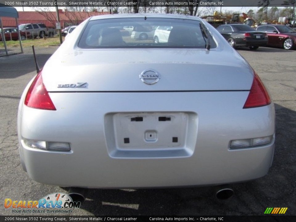 2006 Nissan 350Z Touring Coupe Silverstone Metallic / Charcoal Leather Photo #9