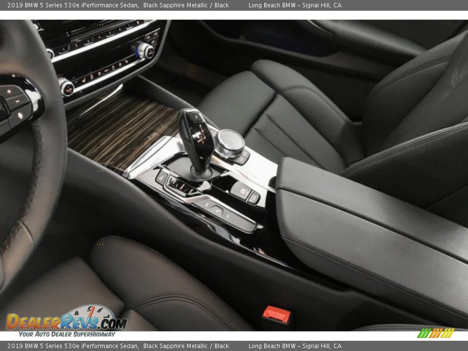 2019 BMW 5 Series 530e iPerformance Sedan Black Sapphire Metallic / Black Photo #7