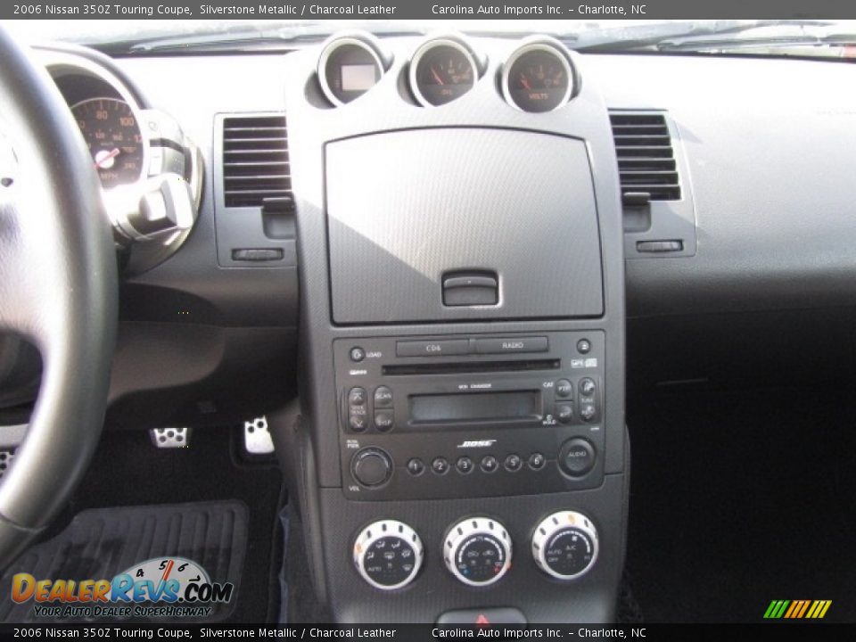 2006 Nissan 350Z Touring Coupe Silverstone Metallic / Charcoal Leather Photo #16