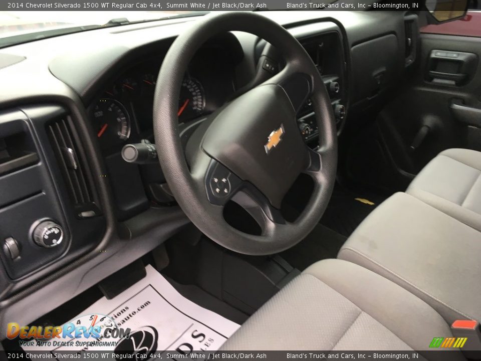 2014 Chevrolet Silverado 1500 WT Regular Cab 4x4 Summit White / Jet Black/Dark Ash Photo #13