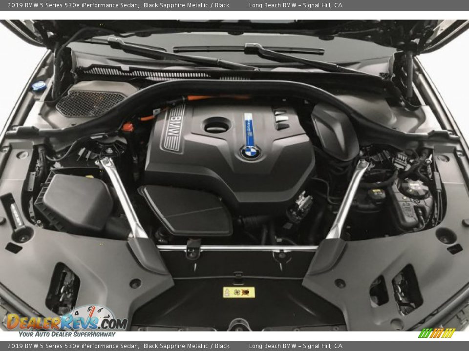 2019 BMW 5 Series 530e iPerformance Sedan Black Sapphire Metallic / Black Photo #8