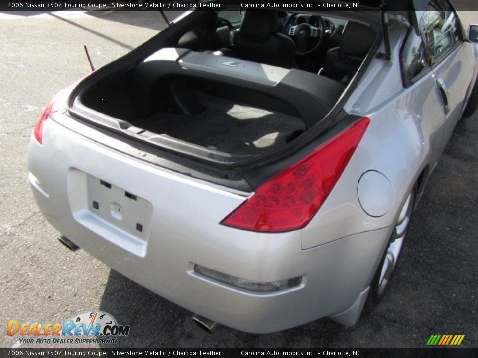 2006 Nissan 350Z Touring Coupe Silverstone Metallic / Charcoal Leather Photo #18