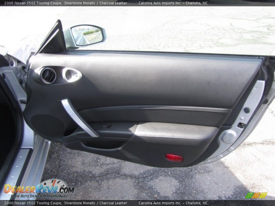 2006 Nissan 350Z Touring Coupe Silverstone Metallic / Charcoal Leather Photo #20
