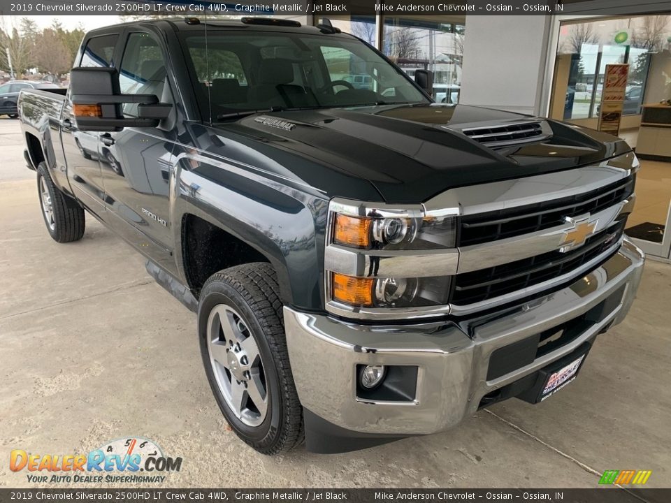 2019 Chevrolet Silverado 2500HD LT Crew Cab 4WD Graphite Metallic / Jet Black Photo #3