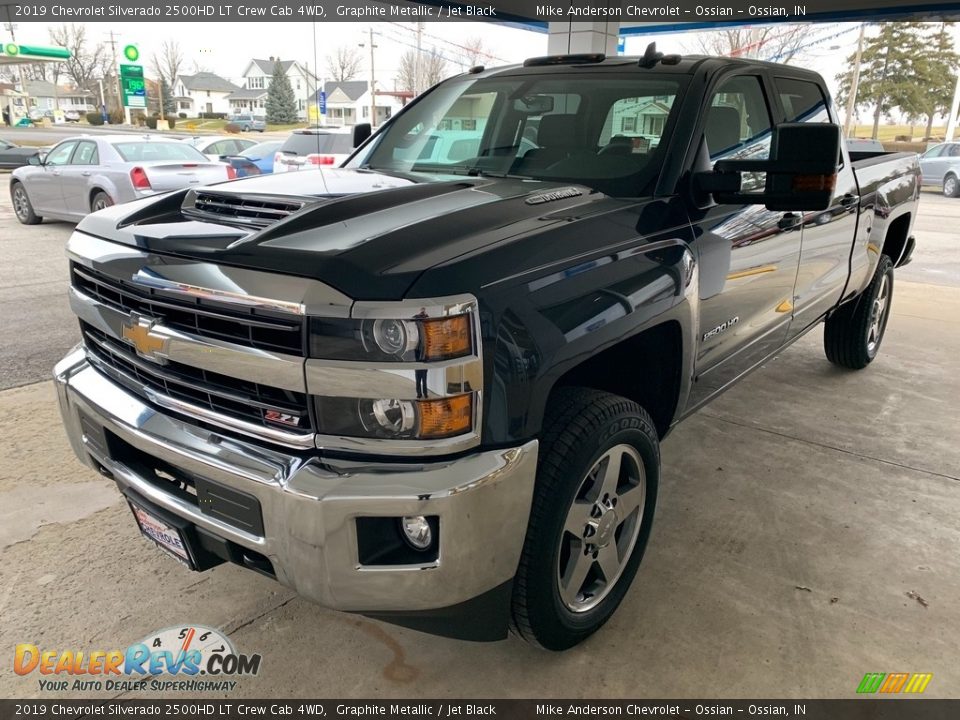 2019 Chevrolet Silverado 2500HD LT Crew Cab 4WD Graphite Metallic / Jet Black Photo #5
